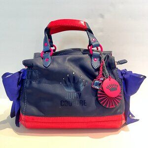 Juicy Couture Neon Pink and Navy nylon tote bag-Pre-Owned